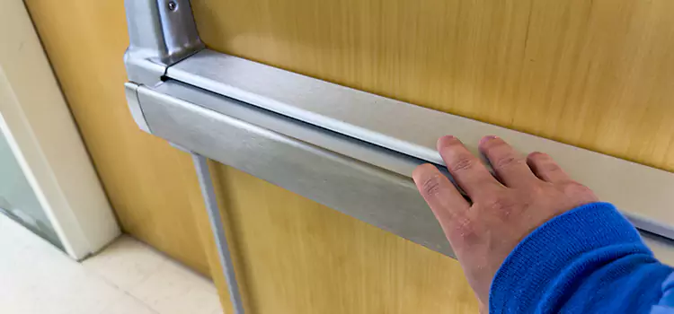 Installing a Push Bar on a Door Novato
